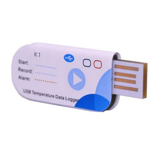 Termometro trasporto catene fredde data logger temperatura USB impermeabile
