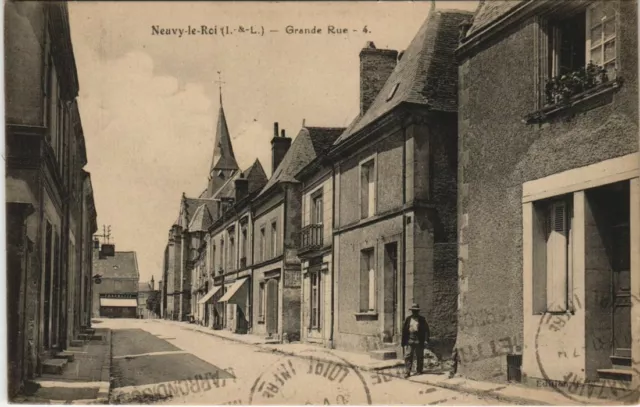 CPA NEUVY-le-ROI - Grande rue (146571)
