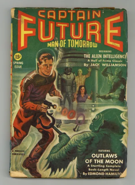 Captain Future Pulp Mar 1942 Vol. 4 #1 GD/VG 3.0