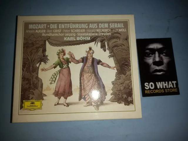 Mozart - Die Entfuhrung Aus Dem Serail. Karl Bohm. Box 2 Cd Deutsche Gramm