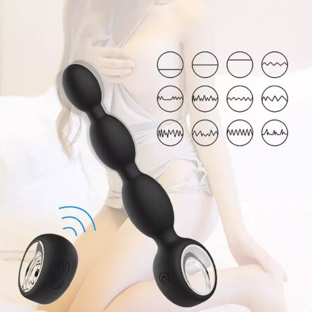 For-Men-Women-Butt-Plug-Vaginal-Massager-Vibrating-Anal-Dildo-Beads-Adult-Toy