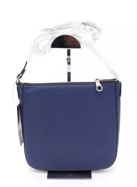 NWT Marc by Marc Jacobs Blue Leather Globetrotter Kit Calley Crossbody Bag $298 2