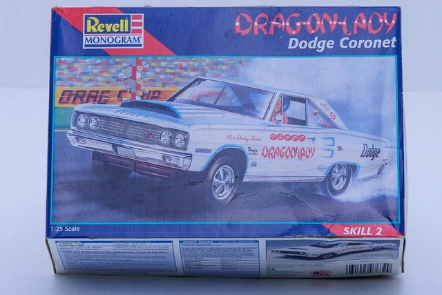 Revell Dragon Lady 1967 Dodge Coronet Model Car Kit 125 Scale 85-7632