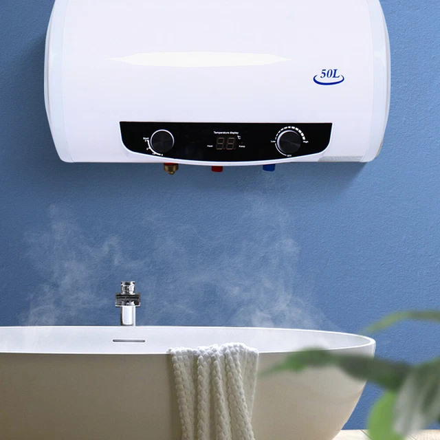 Elektro-Warmwasserspeicher 50 Liter, 2 KW, 220V – Mit Duscheinheit, Für Küche & Bad, Wandmontiert