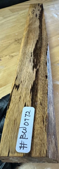 Pale Moon Ebony Guitar Fingerboard Blank – 21" X 2.5" X 0.375" – Exotic Wood Zone