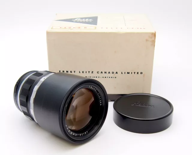 Leica Leitz Canada Telyt 200mm F4 Visoflex Lens, Boxed  - UK Dealer