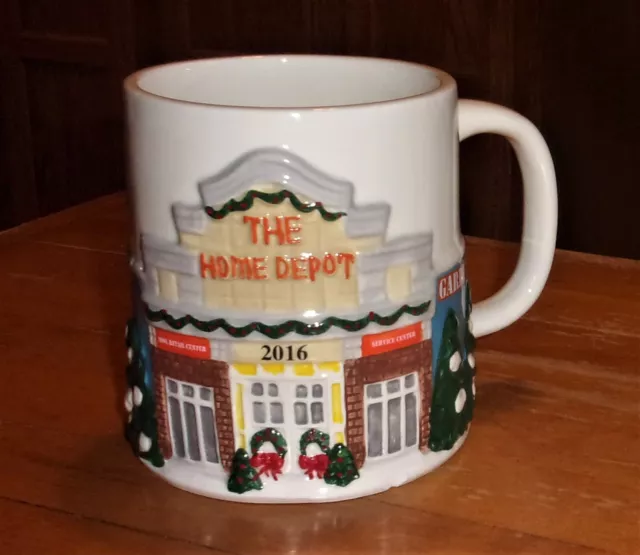 The Home Depot Holiday Christmas 3D Coffee Mug Cup 2016- MR CHRISTMAS