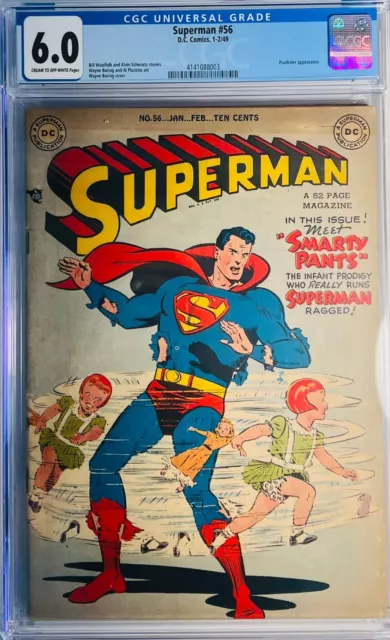1949 Superman #56 CGC 6.0 Prankster appearance