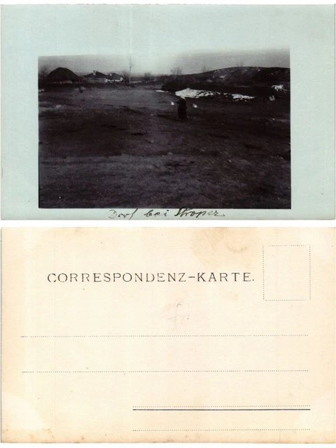 CPA AK photo card village bei STROPEZ BULGARIA (378548)