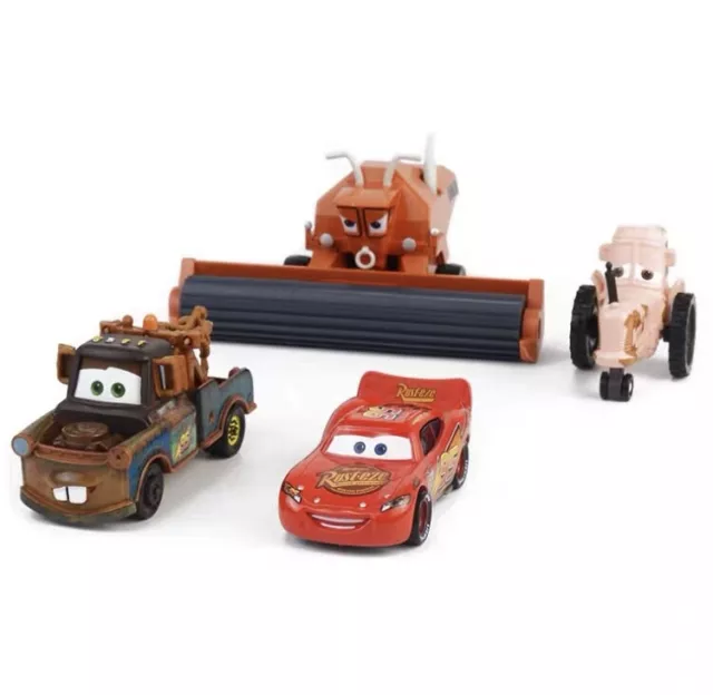 Disney Pixar Cars Tow Mater Frank Tractor McQueen 1:55 Diecast Toys Car New UK