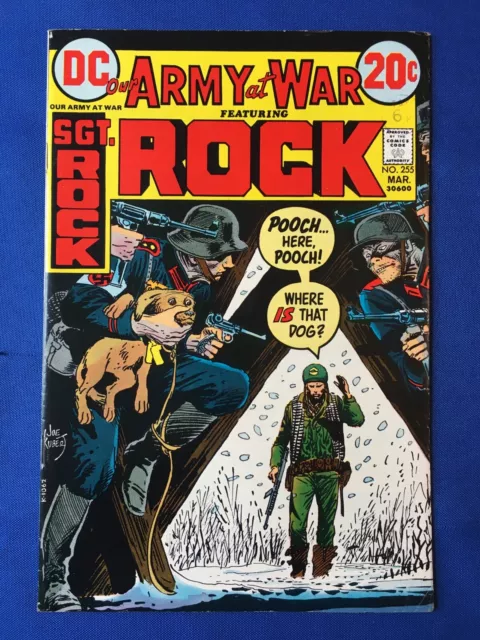 Our Army at War #255 FN/VFN (7.0) DC ( Vol 1 1973) Sgt Rock, Kubert cover (C)