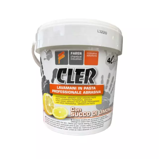 Pate de lavage CLER savon d'atelier 4L Faren