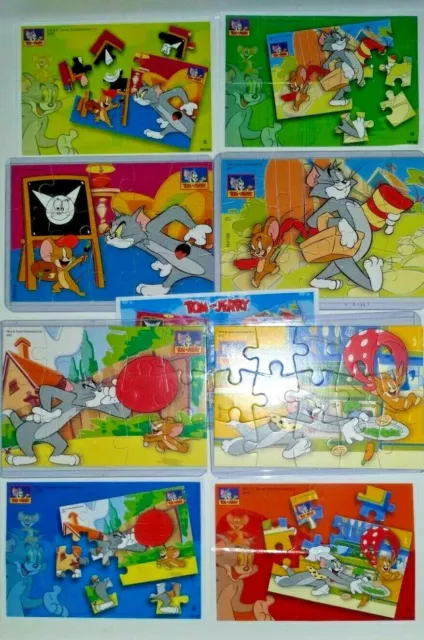 Ü Ei 🧩 4 Puzzles / Superpuzzle Tom & Jerry aus 2008 + Alle BPZ