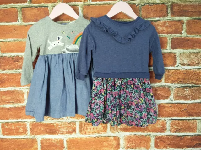 Girls Bundle Aged 9-12 Months John Lewis Next Pretty Dresses Floral Doggy 80Cm