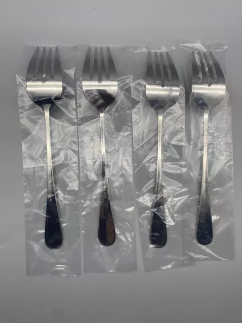 D.W Haber & Son. NY Serving Forks 11-3/4" Long Stainless steel  4pc New w/Defect 2