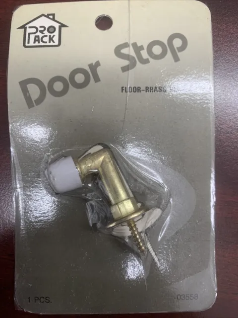 Brass Plated Door Stop - Floor Qty Of 82 $2.50 Each or $150 for all.