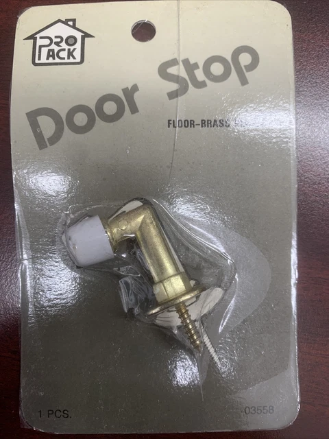 Brass Plated Door Stop - Floor Qty Of 82 $2.50 Each or $150 for all.