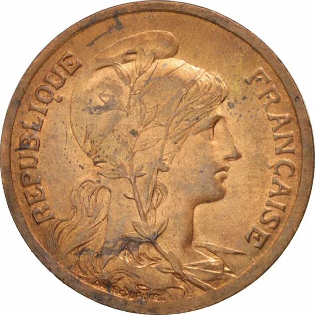 [#406422] Münze, Frankreich, Dupuis, 10 Centimes, 1916, Paris, VZ+, Bronze, KM:8