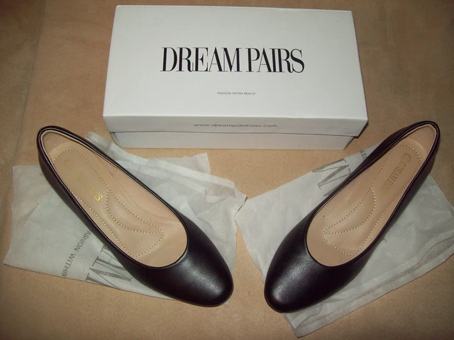 Womens Black, Round Toe, Low Heel Pumps; Sz 8 1/2 Worn ONCE, Gently Used