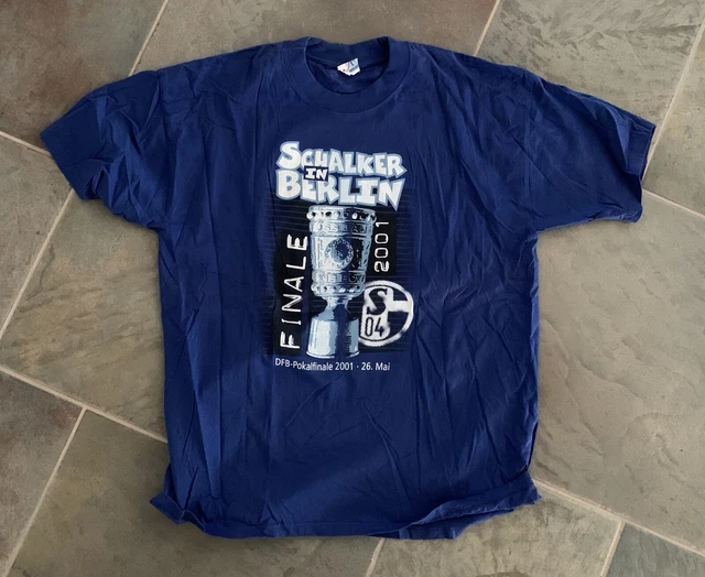 T-Shirt DFB  Pokalfinale 2001 FC Schalke 04 Schalker in Berlin