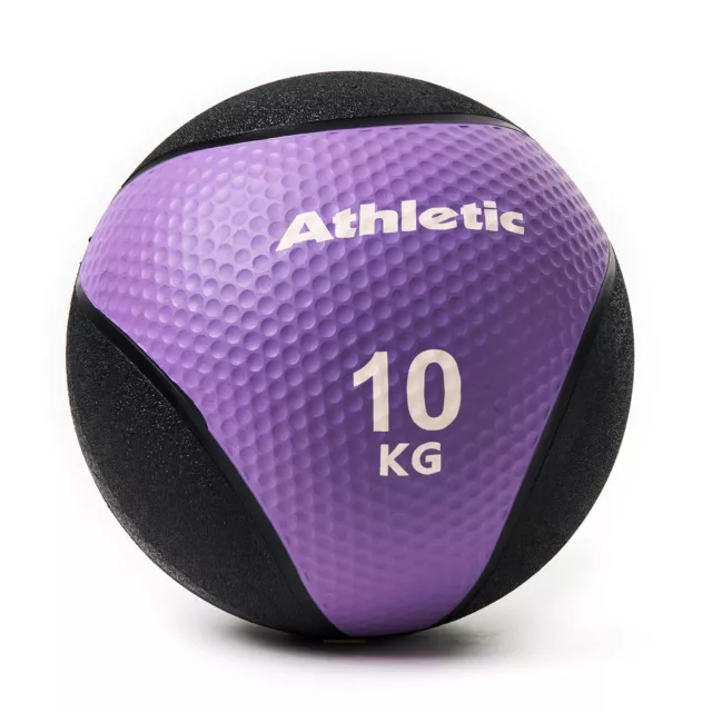 Athletic Vision Medicine Ball - 10kg - Low Bounce - Home Gym, Exercise, Crossfit