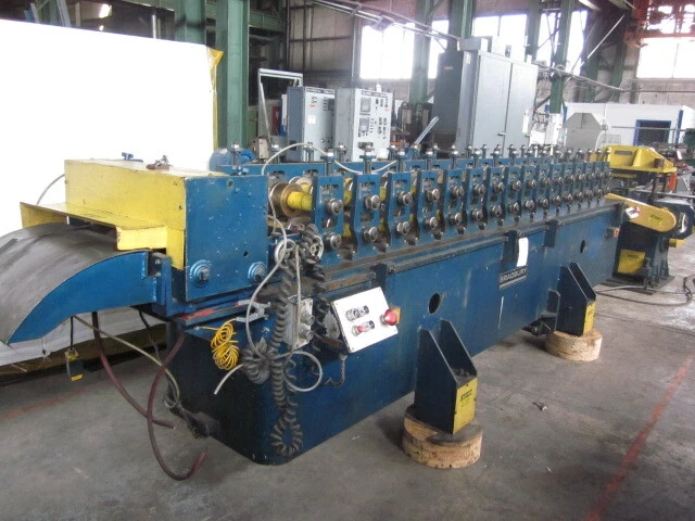 Bradbury Rafted Roll Former Line Rollformer, Uncoiler, Servo Feed, Press, Cutoff