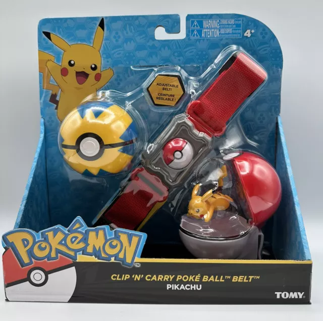 POKE’MON “Pikacho” Clip ‘N’ Carry POKE’ Ball Belt TOMY