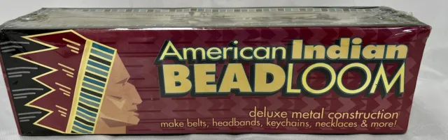 Kit de telar indio americano todo para hacer cinturones diademas collares NUEVO