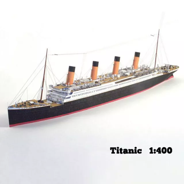 1:400 DIY Handwerk Titanic Schiff 3D Papiermodell Sets Spielzeug BF