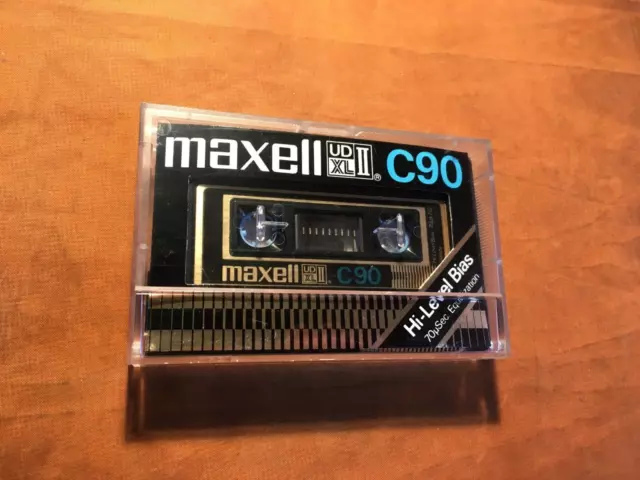 1 x Maxell UD XL II C 90 Cassette,IEC II/High Position,Top Zustand,1977,rare