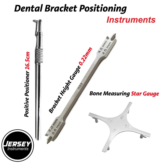 DENTAL ORTHODONTIC BRACKET Height Gauges Positive Positioner Star Gauge