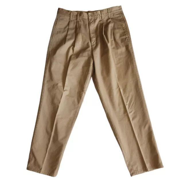 Eddie Bauer Flannel Lined Pants Khakis Men's 36x32