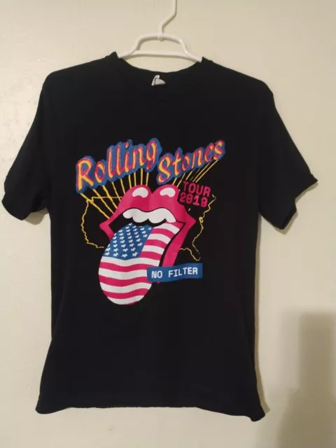 The Rolling Stones Tour 2019 No Filter T-Shirt Concert Band Tee Size M