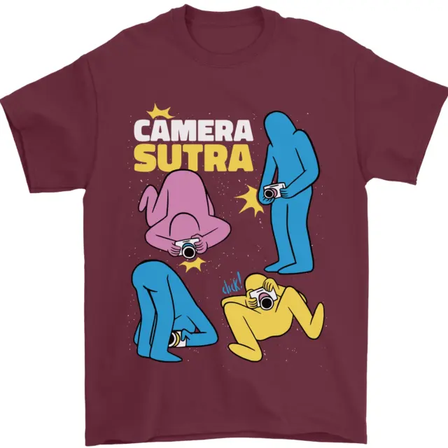 The Camera Sutra Funny Photography Photographer Mens T-Shirt 100% Cotton