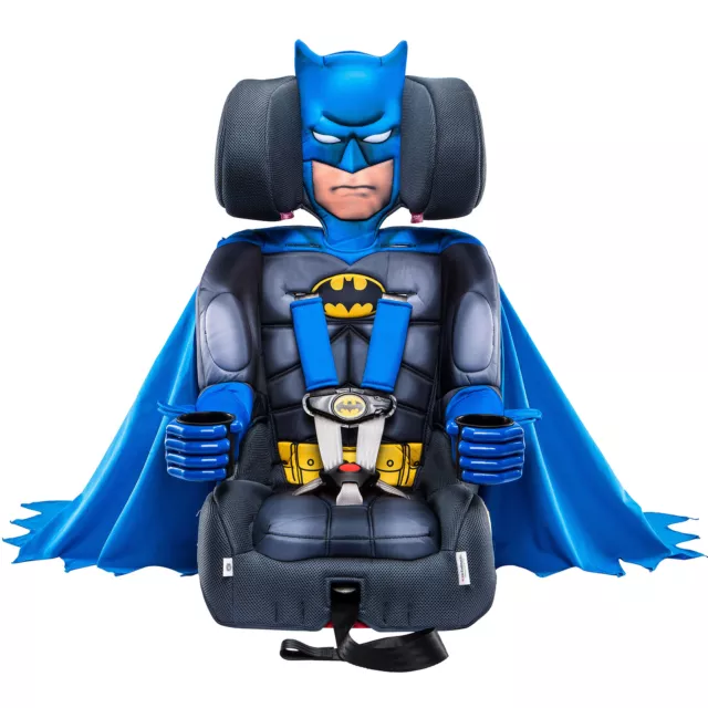 KidsEmbrace DC Comics Batman Combination 5 Point Harness Booster Car Seat, Blue