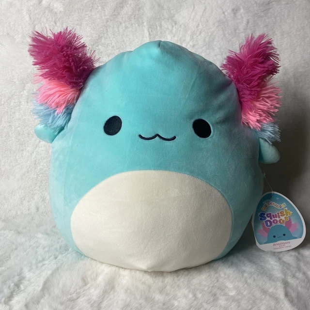 SQUISHMALLOWS 14& ANASTASIA The Fuzzy Axolotl Squishdoo Squishmallow