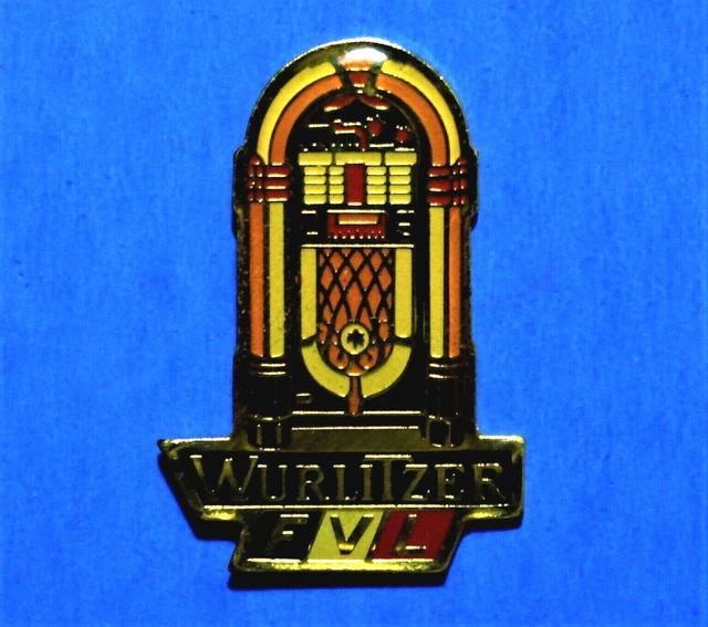 Jukebox - Fvl - Retro Old Style - Wurlitzer - Vintage Advertising Lapel Pin