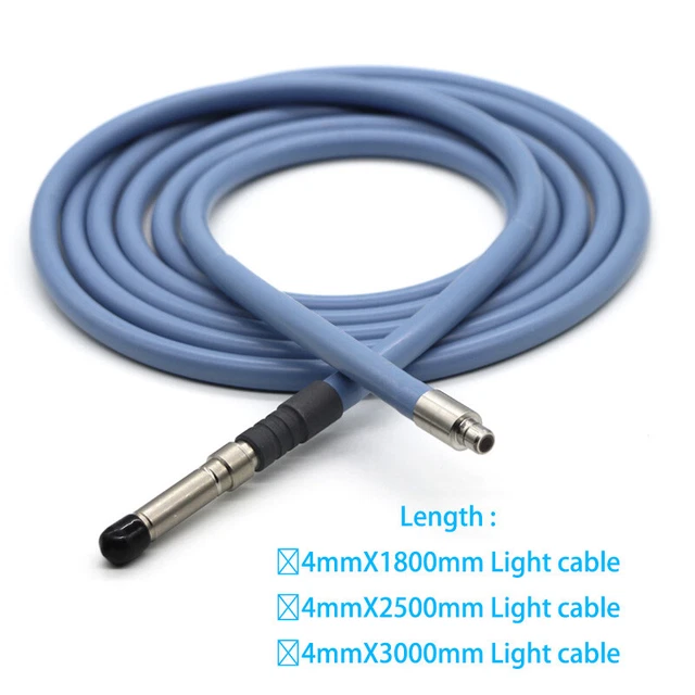 STORZ/WOLF+STRYKER/ACMI FIBER OPTIC Cable To Light Source Endoscope 1.8