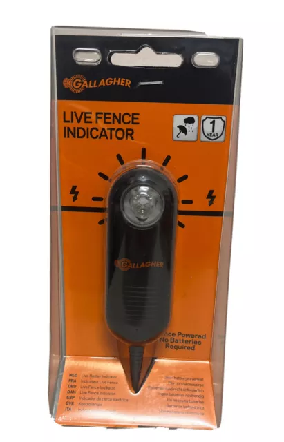 Gallagher  Live Fence Indicator  1 in. x 3 in. x 7 in. Sealed