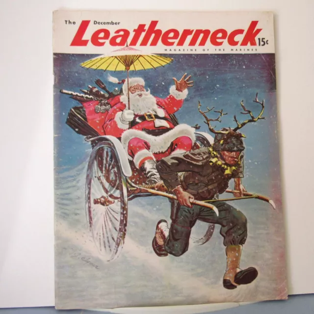 December 1945 LEATHERNECK Magazine MARINES John Clymer Art Coca-Cola