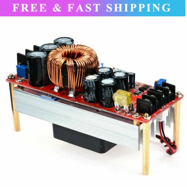 1500W 30A DC-DC Converter Boost Step-up Power Module 10-60V To 12-90V Constant