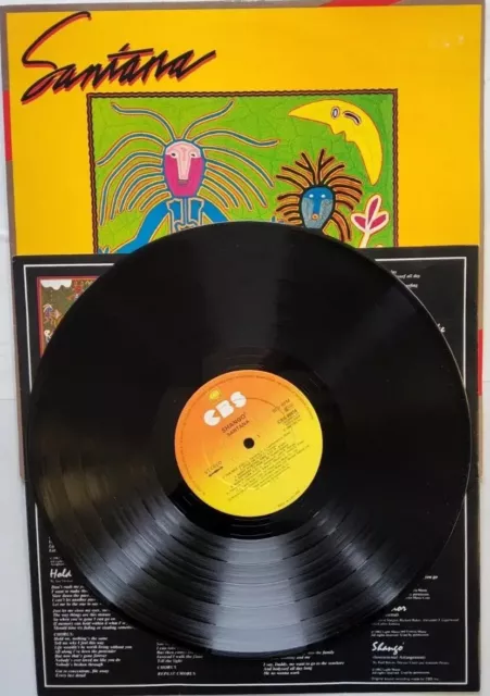 SANTANA SHANGO 1982 LP Album vinyle disque prog rock latin jazz EUR