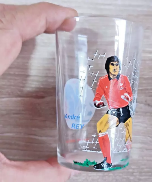 Rare Verre à moutarde 1978 PROMO FOOT André REY Equipe de France FFF