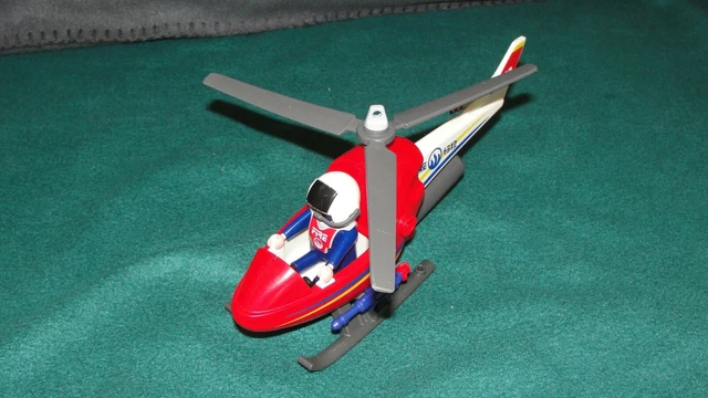 PLAYMOBIL REF : 4824 Petit Helicoptere De Pompier EUR 8,50 - FR