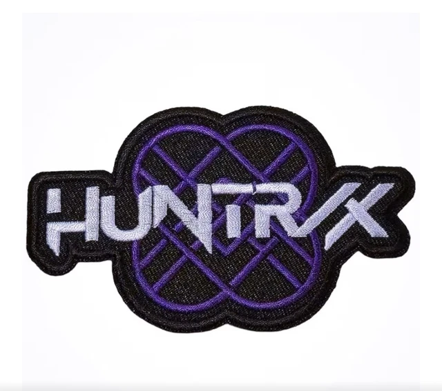 Huntrix Patch HUNTRIX K-POP DEMON Hunter logo patch 4 inch Iron on Embroidered DIY ...
