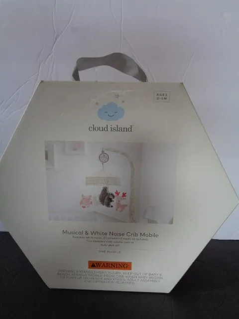 Cloud Island Musical& White Noise Crib Forest Frolic  Pink
