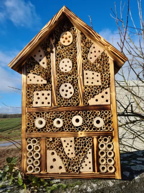 Insektenhotel Bienenhaus 100% Wildbienentauglich