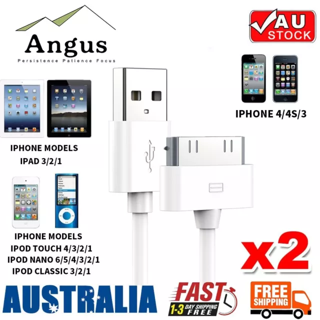 USB Charging Cable for iPhone 4 4s 3 3GS for iPad iPod iTouch Charger Data Sync