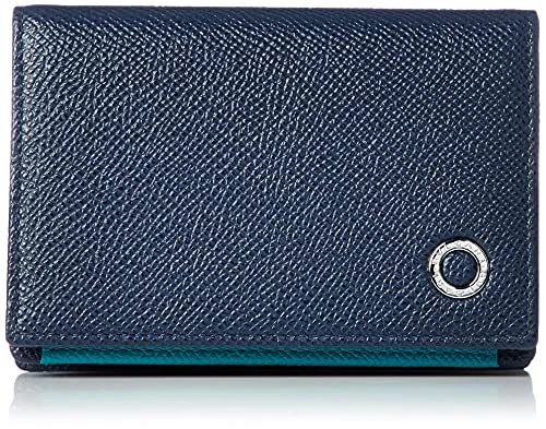 [BVLGARI] Business Card Holder BBMan 288287 Men's BlueMedium