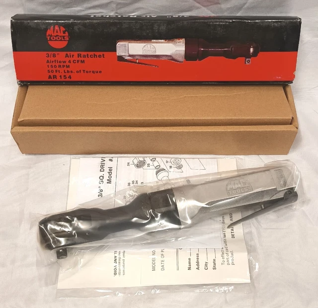 Mac Tools (AR154) 3/8" Air Ratchet (150 RPM) - NEW